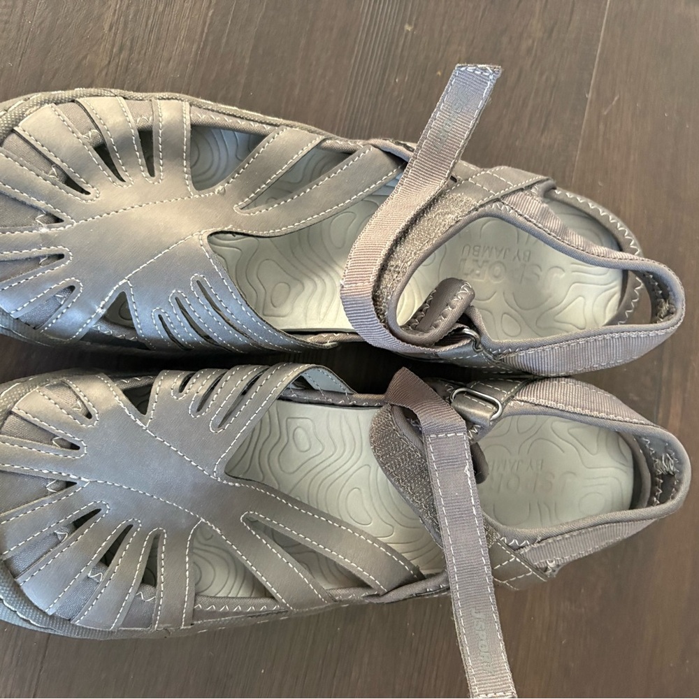 JSport by Jambu Gray Sandals